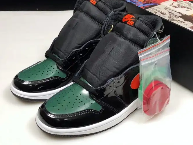 Rep Team Orange-Fir 1 Air x Jordan OG AV3905-038 Retro High Black SoleFly 0506